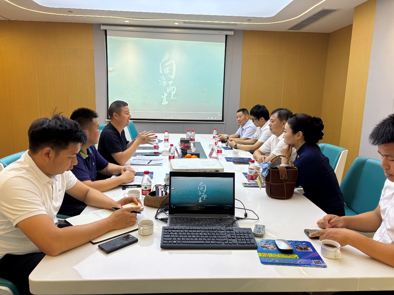張長豐副市長到晨海水產調研，助企紓困共繪漁業科技新藍圖